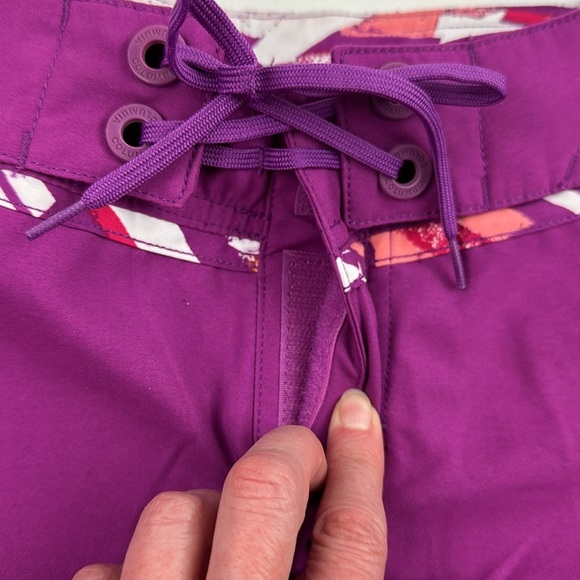Columbia PFG Women's Purple Columbia Swim Board Shorts - Picture 4 of 13